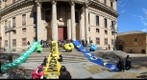 Flashmob de fomento del reciclaje en Salamanca