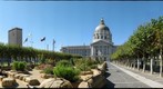 San Francisco's City Hall with a garden