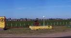 Antique farm machinery near Santa Sylvina