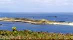 vue sur petite île, depuis l'une des Sept-Iles