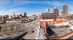 Skyline of Rochester, NY from the Capron Lofts roof.