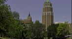 San Antonio Riverwalk and Tower Life Building