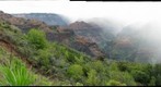 Waimea Canyon as rain moves in