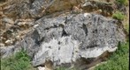 Folded contact between New Market Formation (lower) and Lincolnshire Formation (upper), Staunton, Virginia