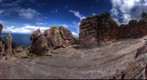View of "Horca del Inca", Copacabana, Bolivia