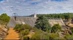 Mundaring Weir, Western Australia: Side view from Access Lane, Jan 4, 2012 (HDR Fusion)