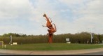 Draak op rotonde
