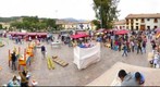 Fair at Plaza San Francisco, Cusco