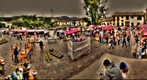 Fair at Plaza San Francisco, Cusco