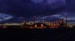 Valero Three Rivers Refinery at Sunset