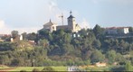 Vistas de La Guardia (Toledo) desde el puente de la A-4 del Alamillo (a 4 kms de distancia)