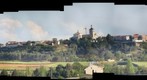 Vistas de La Guardia (Toledo) desde el puente de la A-4 del Alamillo (a 4 kms de distancia)