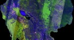 Cambodia EnVISAT ASAR Radar Satellite Image (scenes date from March 2012)