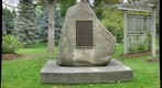 Barrie Horticulture Society Stone Monument Sunnidale Park, Barrie Ontario