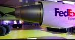 Engine and Landing Gear from a FedEx Plane
