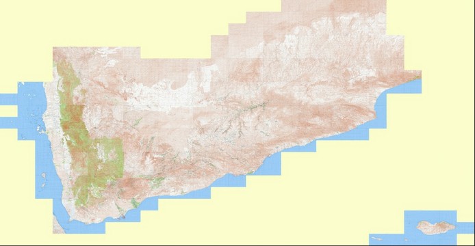 Yemen Topographic Map 1:200,000 Russian Soviet Military