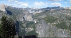 Half Dome, Nevada Falls, and Vernal Falls. Yosemite RIGHT image