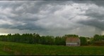 Stormy skies near Mewassin, Alberta