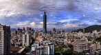 Panoramic view of Taipei, Taiwan