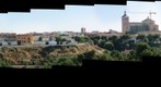 Panorámica de La Guardia (Toledo) desde las Canteras del barrio del Arrabal