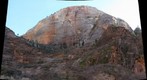 Cable Mountain face from Weeping Rock trailhead