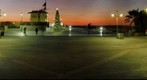 Hermosa Beach Promenade Christmas Tree &amp; Sunset Dec. 8, 2008