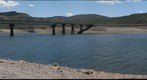 Highway across Blue Mesa Reservoir