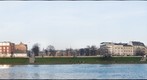 Vistula river in Kraków