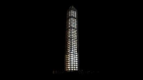 Washington Monument by night