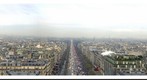 Panorama di Parigi dall'arco di Trionfo