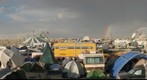 Burning Man 2007 with rainbow from 2:45