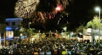 Manhattan Beach Christmas Fireworks, Dec. 14, 2008