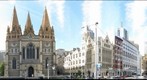 St. Paul Cathedral from Federation Square - Melbourne, Australia