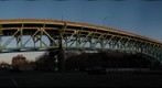 Setting Sun on the Tarentum Bridge (Tarentum, PA)