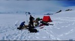 Feargal Buckley and Dave Barbeau in the LeMay Ranges, Alexander Island, Antarctica