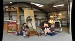 Family Portrait in the wood shop