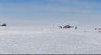 Camp of the The Amundsen Omega 3 South Pole Ski Race at the South Pole