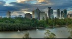 Brisbane, Australia - looking down the river