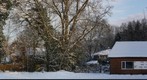 Fleet Cricket Club in snow