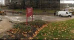 Water main break - close-up