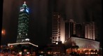 Taipei 101 &amp; Hyatt hotel at night