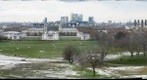 View from Greenwich observatory in London