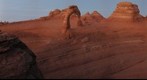 Delicate Arch from "Behind" at twilight