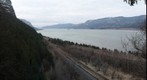 View from a trail at Multnomah Falls