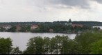 Ratzeburg, Blick von der Schönen Aussicht (Bäk) zur Domhalbinsel 