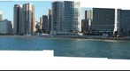 Panorama of Meireles and Iracema Beaches, Fortaleza, Brazil