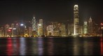 Hong Kong Island Skyline at Night