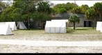 Civil War Camp, Fort DeSoto Park, Tampa Bay, Florida, USA