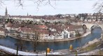 Bern view at the oldtown and river Aare