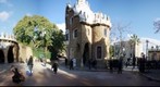 Entrance to the Parc Güell - by Gaudi, Barcelona, Spain